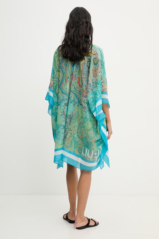 Odzież Liu Jo narzutka plażowa damska VA6160.T4902 turkusowy
