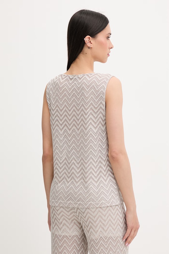 Odzież Liu Jo top plażowy damski VA6175.J3878 beżowy