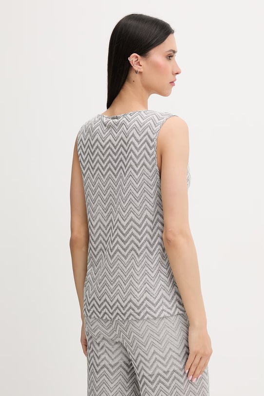 Odzież Liu Jo top plażowy damski VA6175.J3878 szary