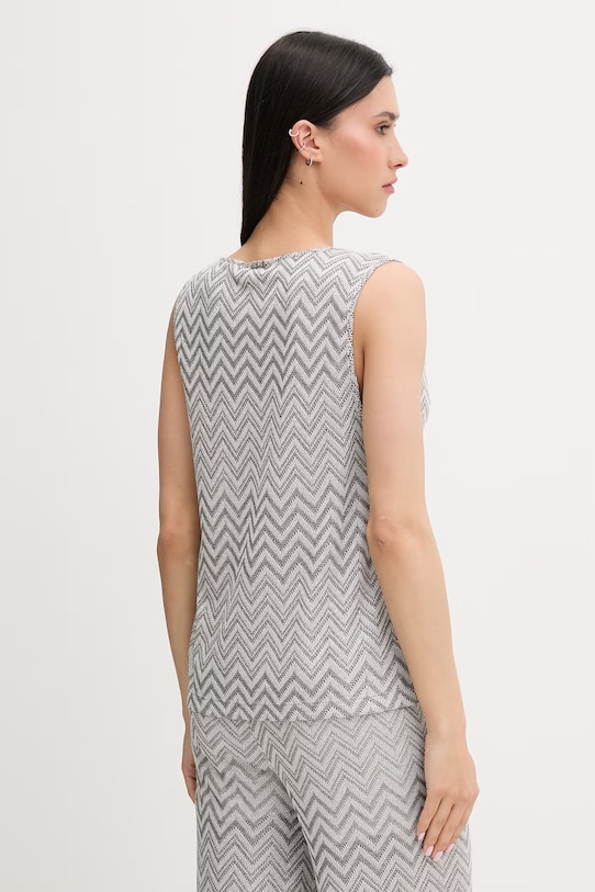 Odzież Liu Jo top plażowy damski VA6175.J3878 szary