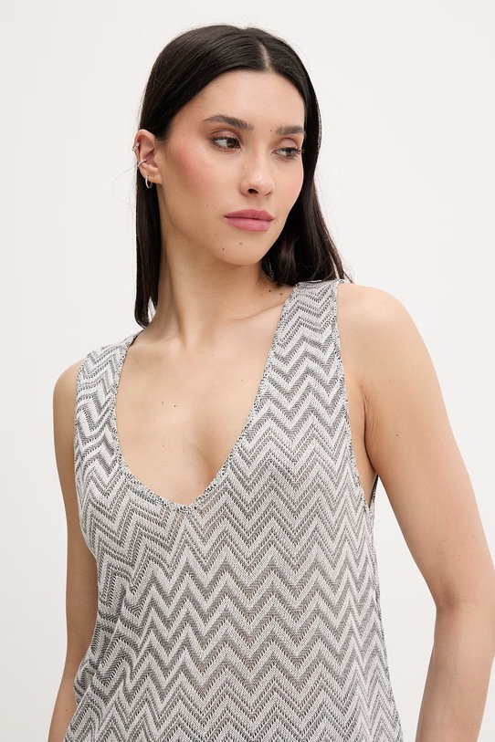 Liu Jo top plażowy damski szary VA6175.J3878