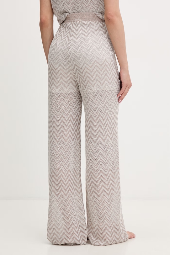 Odzież Liu Jo spodnie plażowe damskie VA6176.J3878 beżowy