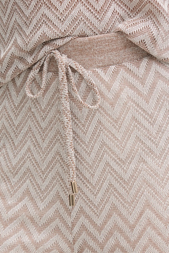 Liu Jo spodnie plażowe damskie beżowy VA6176.J3878