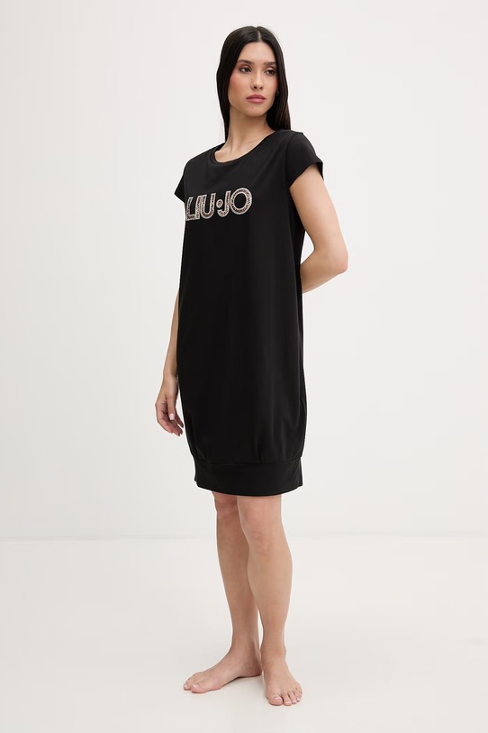 Liu Jo sukienka plażowa damska VA6212.JS003 czarny SS26