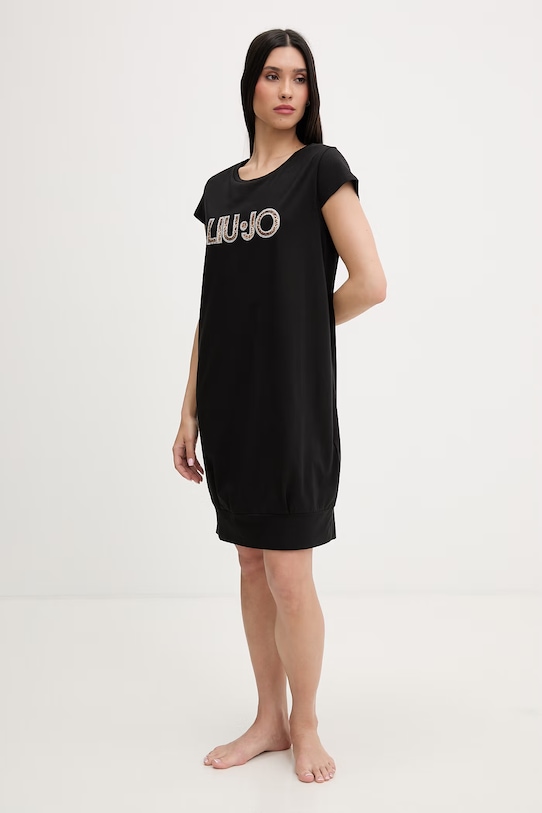 Liu Jo sukienka plażowa damska VA6212.JS003 czarny SS26