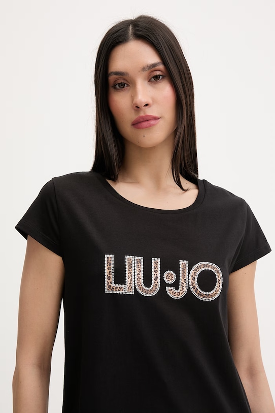 Liu Jo sukienka plażowa damska czarny VA6212.JS003