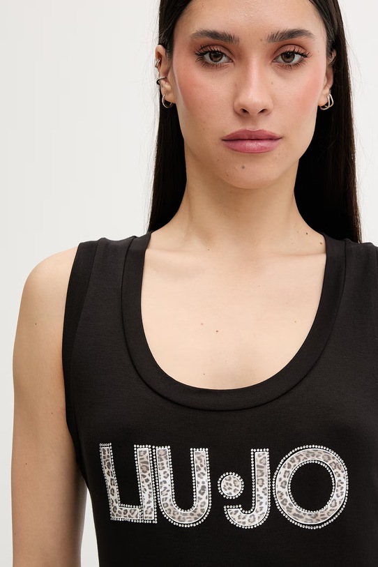 Liu Jo sukienka plażowa damska czarny VA6215.JS360