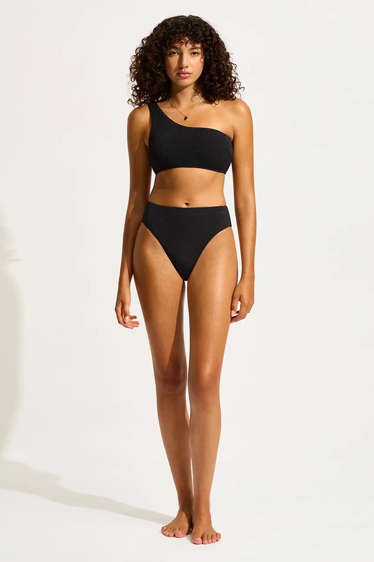 Дрехи Seafolly горнище на бански дамско One Shoulder 31018.861 черен