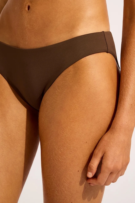 Seafolly plavkové kalhotky dámské Hipster hnědá 40473.942