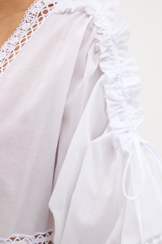 Charo Ruiz Ibiza plážová šatka dámska Antonella 221209 biela