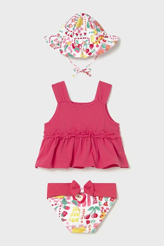 Mayoral dwuczęściowy strój kąpielowy dziecięcy 1654.4L.Baby.PPY2 różowy SS26