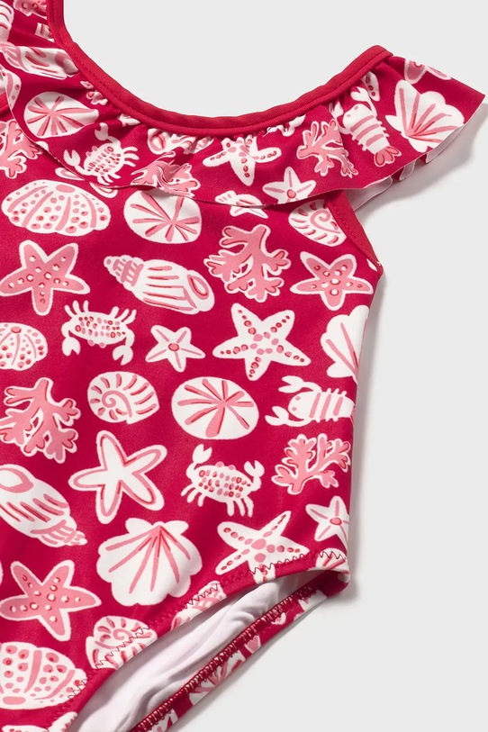 Dziewczynka Mayoral jednoczęściowy strój kąpielowy dziecięcy 1754.4N.Baby.PPY2 czerwony