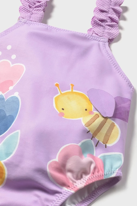 Dziewczynka Mayoral strój kąpielowy dziecięcy 1755.4P.Baby.PPY2 fioletowy