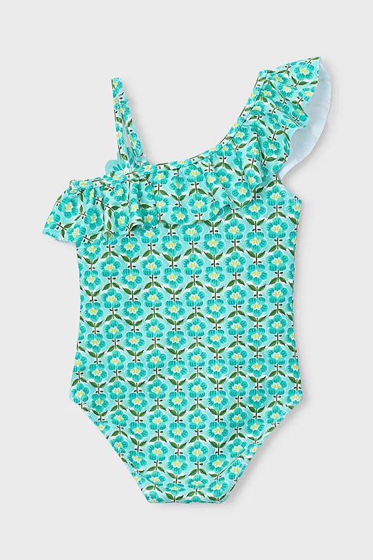 Mayoral jednoczęściowy strój kąpielowy dziecięcy 3737.6N.Mini.PPY2 turkusowy SS26