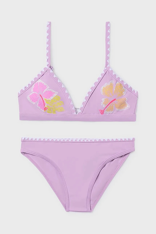 Παιδικό μαγιό δύο τεμαχίων Mayoral μαλακό μωβ 6775.8K.Junior.PPY2