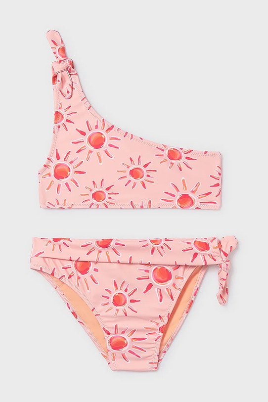 Mayoral dwuczęściowy strój kąpielowy dziecięcy komplet różowy 6776.8K.Junior.PPY2