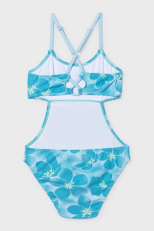 Mayoral jednoczęściowy strój kąpielowy dziecięcy 6777.8J.Junior.PPY2 niebieski SS26