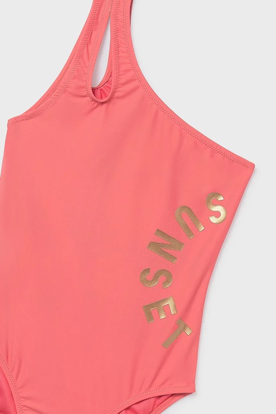 Dziewczynka Mayoral jednoczęściowy strój kąpielowy dziecięcy 6778.8K.Junior.PPY2 pomarańczowy