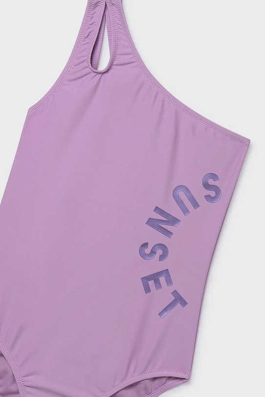 Dziewczynka Mayoral jednoczęściowy strój kąpielowy dziecięcy 6778.8K.Junior.PPY2 fioletowy