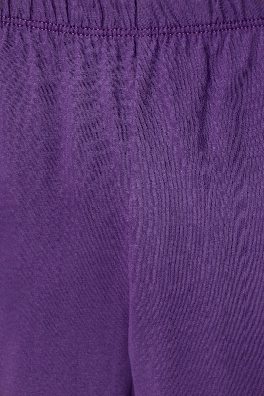 United Colors of Benetton piżama bawełniana dziecięca fioletowy 30960P09J.G.Seasonal