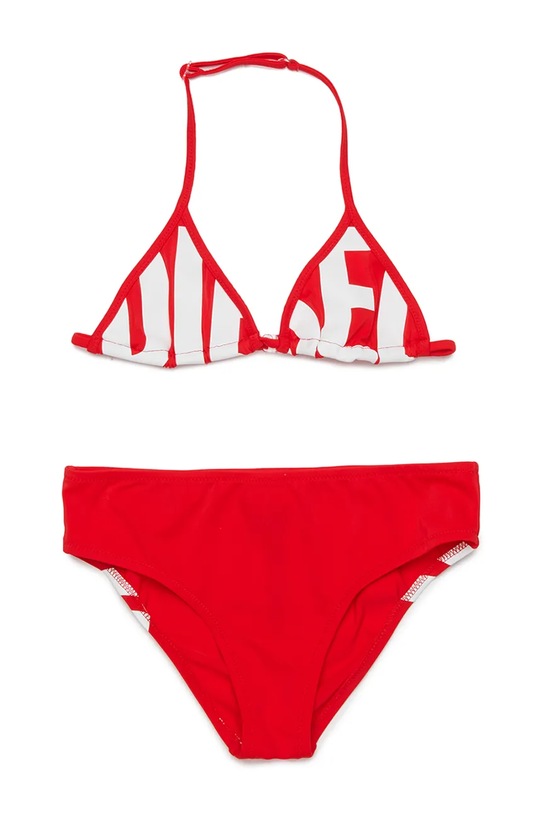 Diesel strój kąpielowy dwuczęściowy dziecięcy MIDDY SWIMSUIT czerwony J02717.KYAG8