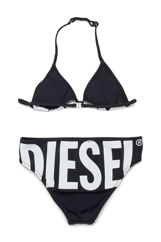 Diesel strój kąpielowy dwuczęściowy dziecięcy MIDDY SWIMSUIT J02717.KYAG8 czarny SS26