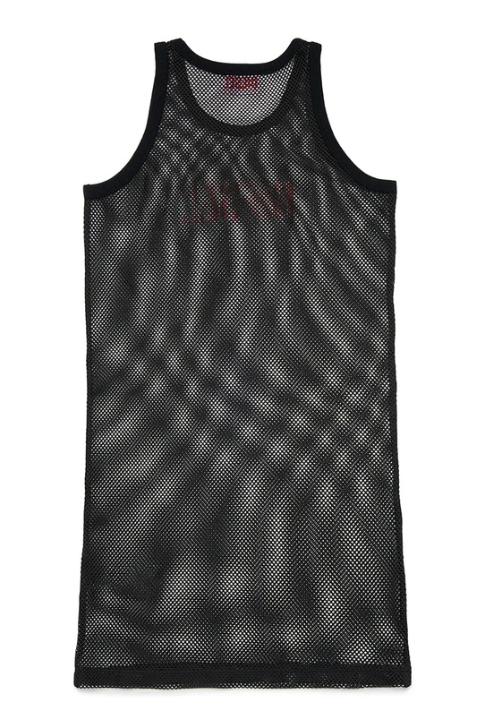 Παιδικό φόρεμα παραλίας Diesel MCURTS SW COVER-UPS J02735.KYA1D μαύρο SS26