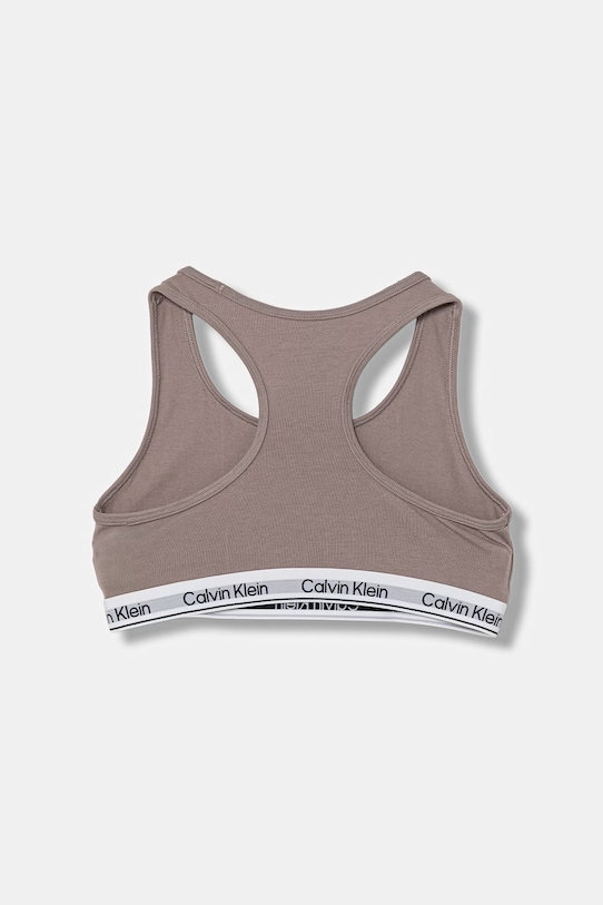 Calvin Klein Underwear biustonosz dziecięcy bawełniany z elastanem 2-pack biały G80G800742.PPY2