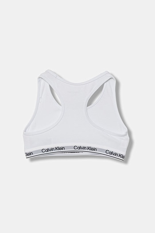 Calvin Klein Underwear biustonosz dziecięcy bawełniany z elastanem 2-pack G80G800742.PPY2 biały