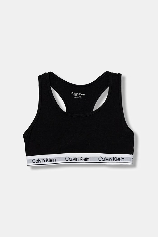 Calvin Klein Underwear biustonosz dziecięcy bawełniany z elastanem 3-pack G80G800743.PPY2 szary SS26