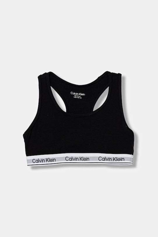 Calvin Klein Underwear biustonosz dziecięcy bawełniany z elastanem 3-pack G80G800743.PPY2 szary SS26