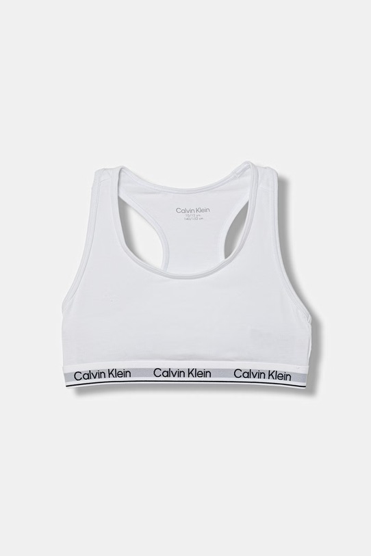 Calvin Klein Underwear biustonosz dziecięcy bawełniany z elastanem 3-pack szary G80G800743.PPY2
