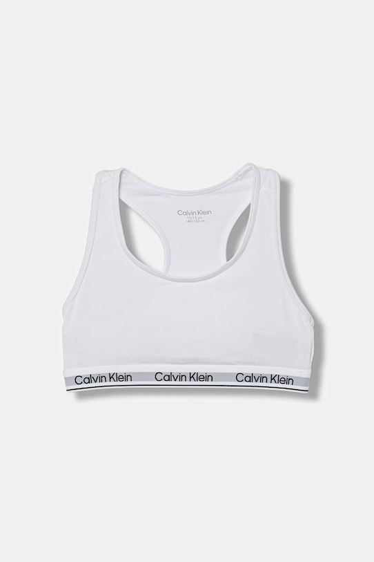 Calvin Klein Underwear biustonosz dziecięcy bawełniany z elastanem 3-pack szary G80G800743.PPY2