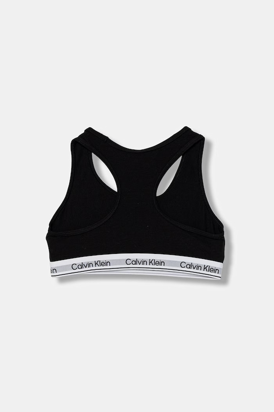 Calvin Klein Underwear biustonosz dziecięcy bawełniany z elastanem 3-pack G80G800743.PPY2 szary