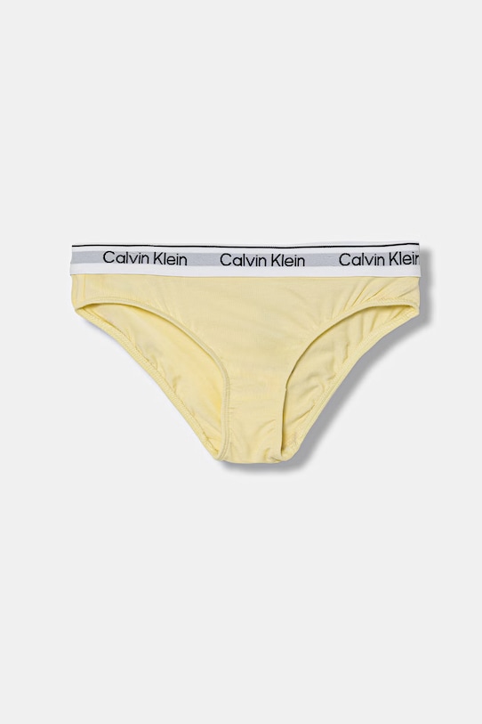 Dziewczynka Calvin Klein Underwear figi damskie bawełniane z elastanem 3-pack G80G800728.PPY2 niebieski
