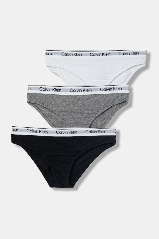 Calvin Klein Underwear chiloți pentru femei, din bumbac cu elastan pachet de 3 gri G80G800728.PPY2