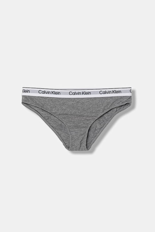 Calvin Klein Underwear chiloți pentru femei, din bumbac cu elastan pachet de 3 G80G800728.PPY2 gri SS26