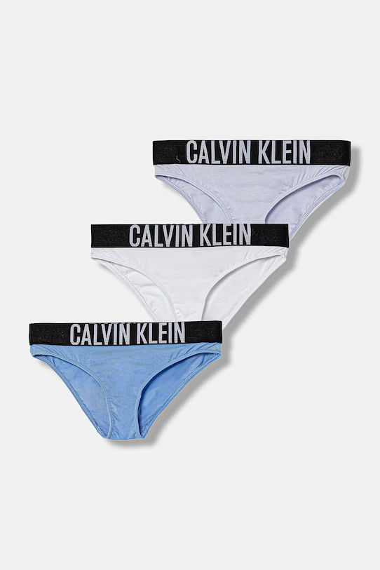 Calvin Klein Underwear figi dziecięce bawełniane z elastanem 2-pack niebieski G80G800730.PPY2
