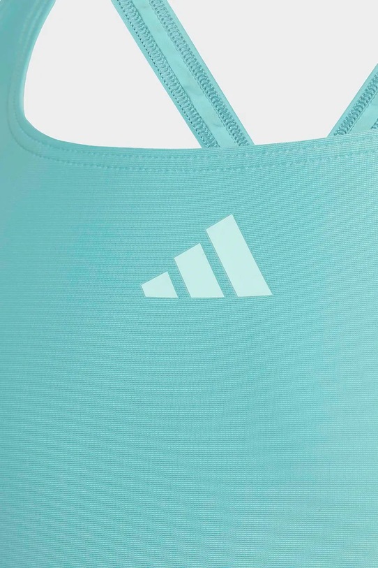 Dziewczynka adidas Performance jednoczęściowy strój kąpielowy dziecięcy KC6830 turkusowy