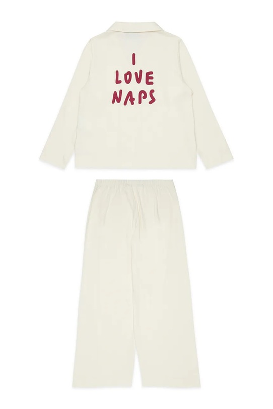 Detské bavlnené pyžamo MAX&Co. MAXUN2F PYJAMA MX0353.MX057 biela SS26