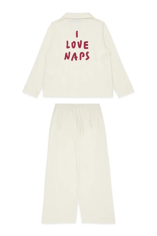 MAX&Co. piżama bawełniana dziecięca MAXUN2F PYJAMA MX0353.MX057 biały SS26