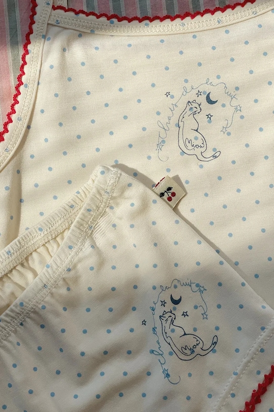 Konges Sløjd figi dziecięce 2 PACK MIMMI MODAL HIPSTERS 2-pack beżowy KS104597.PPY2