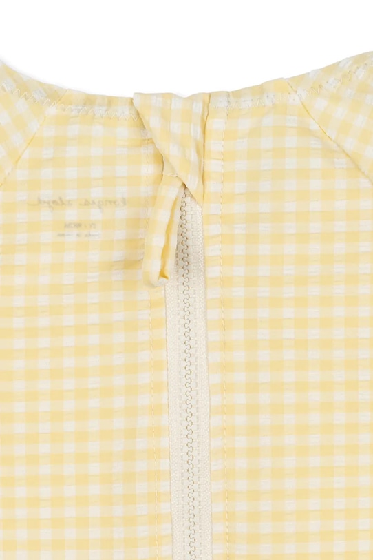 Κοριτσίστικα Ολόσωμο παιδικό μαγιό Konges Sløjd ETTA LS SWIMSUIT KS104786.PPY2 κίτρινο