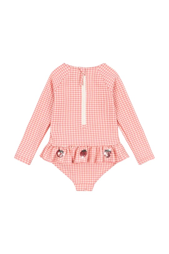 Ολόσωμο παιδικό μαγιό Konges Sløjd ETTA LS SWIMSUIT KS104786.PPY2 ροζ SS26