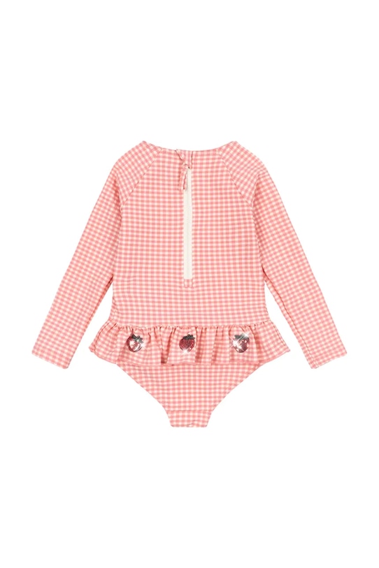 Ολόσωμο παιδικό μαγιό Konges Sløjd ETTA LS SWIMSUIT KS104786.PPY2 ροζ SS26