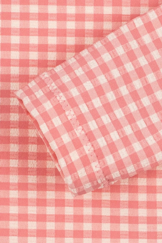 Ολόσωμο παιδικό μαγιό Konges Sløjd ETTA LS SWIMSUIT KS104786.PPY2 ροζ