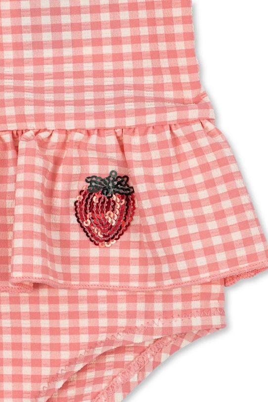 Konges Sløjd jednoczęściowy strój kąpielowy dziecięcy ETTA SWIMSUIT różowy KS104790.PPY2