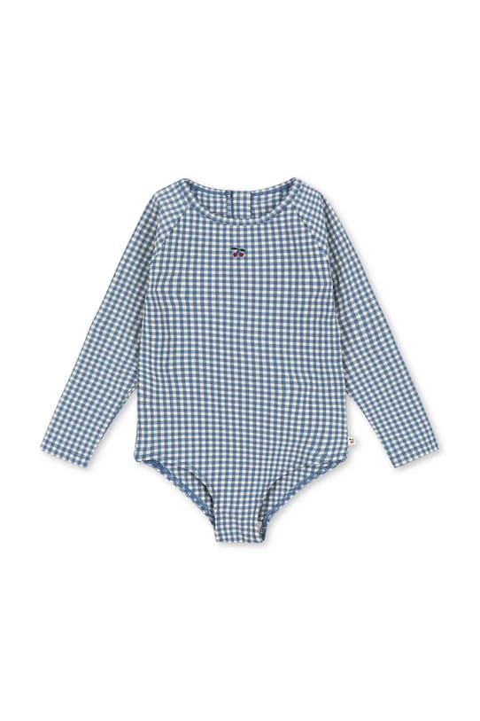 Konges Sløjd jednoczęściowy strój kąpielowy dziecięcy FRESIA LS SWIMSUIT GRS miękka niebieski KS104832.PPY2