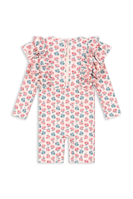 Konges Sløjd jednoczęściowy strój kąpielowy dziecięcy MANUCA FRILL ONESIE GRS KS104986.PPY2 różowy SS26