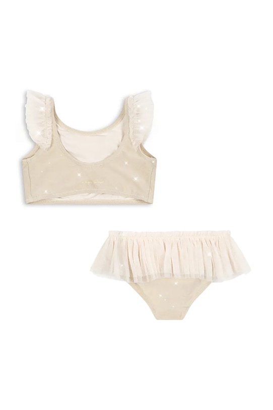 Konges Sløjd dwuczęściowy strój kąpielowy dziecięcy AMANDINE BIKINI KS104631.PPY2 beżowy SS26